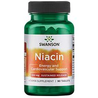 Swanson Sustained Release Niacin 500 Milligrams 90 Tabs