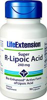 Life Extension Super R Lipoic Acid 240mg, 90 Capsules, Vegetarian