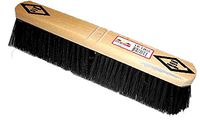 HUB City Industries 1218S Black Diamond Floor Brooms, Black Tampico, 18"
