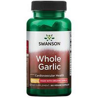 Swanson Made with Organic Whole Garlic 700 Milligrams 60 Veg Capsules