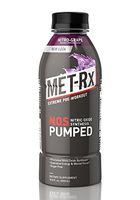 MET-Rx NOS Pumped, Nitro Grape, 16.9 oz. (12 Count), Pre-Workout Ready to Drink (RTD) Sugar Free Energy Supplement with Caffeine, and Amino Acids for High Intensity Workouts