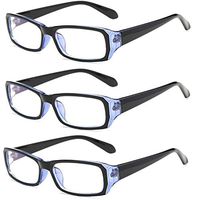 Rongchy 3 PRS Nearsighted Eyeglasses Mens Womens Shortsighted Eyewear Classic Style Myopia Glasses -0.5 to -4.00 Strength