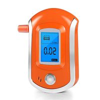 Breathalyzer, Professional Breath Alcohol Tester, Digital Battery Power Alcohol Detector with LCD Display, 6 Mouthpieces and Sound Alarm for Home, Party and Personal