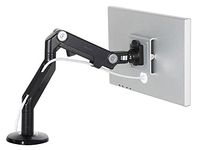 Humanscale M8BB1S Monitor Bracket, Metal, Black, 680 x 140 x 520 cm