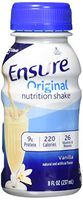 Ensure Regular Vanilla Liquid, 8 Ounce Bottle, 6 Count