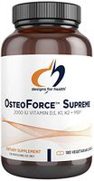 Designs for Health OsteoForce Supreme - Bioavailable Bone Support Formula with 2000IU Vitamin D + K2 + Basic Milk Protein (180 Capsules)