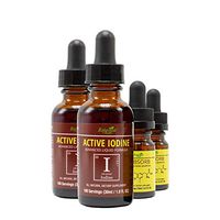 Active Iodine + I-Absorb | Real Nascent Iodine | All-Natural Formula for 2X Absorption | Supports Healthy Thyroid Function, Energy, Focus & More