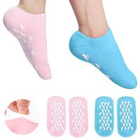 Highway Moisturizing Gel Socks, Ultra-Soft Original Gel Socks Moisturizing Socks, Spa Gel Soften Socks for Dry Cracked Feet Skins, Gel Lining Infused with Essential Oils and Vitamins
