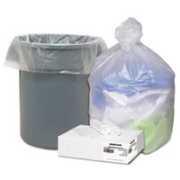 High Density Can Liners, 31-33gal.433mil, 33 x 40, Natural, 100/Carton
