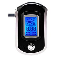 Breathalyzer | Professional-Grade Accuracy | Portable Breath Alcohol Tester with 6 Mouthpieces for Personal & Professional Use