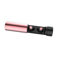 Wireless Mini Earbuds,Rofusn True Wireless Bluetooth 5.0 Sport Headphones Built-in Mic and Charging Case with Stereo Sound Waterproof Touch Control Earphones,Black (Rosegold)
