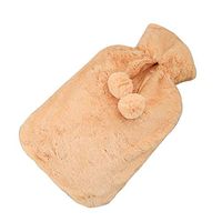 [Yellow] Big Hot Water Bottle Cute Hot Water Bag Hot Water Bottle with Cover