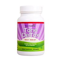 New Health Tone Detox Metabolism Booster and Colon Cleanse - Liver Toxin Remover - 60 Capsules
