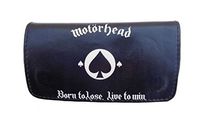 Tobacco Case Pouch Synthetic Leather Smoke for Rolling Cigars Motorhead Born to Lose Live to Win