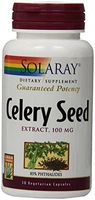 Solaray Celery Seed Extract Vegetarian Capsules, 100 mg, 30 Count