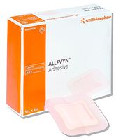 Allevyn Foam Dressing 5 X 5 Inch Square Adhesive with Border Sterile, 66020044 - Pack of 10