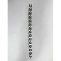 Magnetic Therapy Bracelet Men's Silver Cable Cord