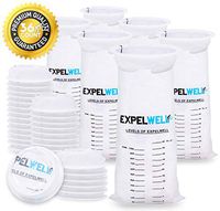 Expel Well Vomit Bags Disposable | Emesis Bags Disposable - Hospital Throw Up Puke Bags for Kids | Rideshare Accessories for Drivers - Motion Sickness Carsick Car Sick Bags EME Bag 36 Pack Barf Bags
