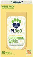 PL360 Grooming Wipes 80/Pack (2 Pack)