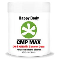 CMP MAX Natural Pain Relief Cream [4 oz], CMO and MSM Cream Used for Back Pain, Neck Pain, Shoulder Pain, Joint Pain and Headaches. Works in Minutes, No Harsh Smell.