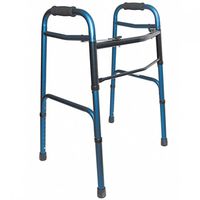 Briggs Adjustable Aluminum Walker, Blue, Walker