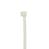 Standard Duty Standard Cable Tie, 50lbs Tensile Strength, 2-1/8" Bundle Diameter, 0.187" Width, 8" Length, Natural (Pack of 1000)