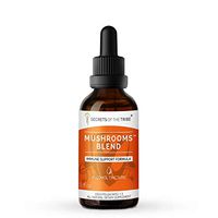 Secrets Of The Tribe - Mushrooms Blend, Immune Support Formula, Herbal Supplement Blend Drops Alcohol Liquid Extract (2 fl oz)