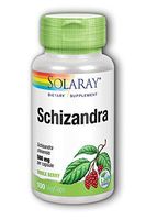 Schizandra Berries 580mg Solaray 100 VCaps