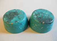 2 Teal Small Tower Buster Crystal Orgone Generator Energy Accumulator 528Hz/7.83Hz/Advance Harmonics Many Beautiful Ingredients and Colors!! (Teal)