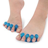 Medical-grade Gel Toe Stretcher & Separator To Provide Cushioning for Straightening Toes, Pedicures, Bunion Relief, Hammer Toe, and Foot Spa Relief & Relaxation