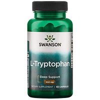 Swanson Amino Acid L-Tryptophan 500 Milligrams 60 Capsules