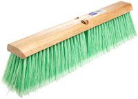 Magnolia Brush 618 LH Line Floor Brush, Flagged-Tip Plastic Bristles, 4" Trim, 18" Length, Light Green (Case of 12)