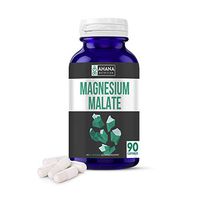 Ahana Nutrition Pure Magnesium Malate - Muscle Support and Energy Supplements (1,350mg – 90 Capsules)