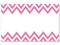 50 pack Pink Chevron- No SentimentEnclosure Cards (20 unit, 50 pack per unit.)