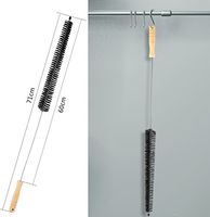 GPCT 30 INCH Heavy Duty Clothes Dryer Vent Cleaner Brush. Removes Lint from the Vent, Cabinets and Holes. Wire Shaft Trap Cleaner Lint Brush. Gas Electric Fire Prevention Exhaust