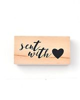 Gartner Studios 'Sent with Love' Rubber Stamp