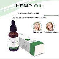 Hemp Seed Oil Drops 2000mg 1 FI OZ Hemp Oil Extract All Natural Drops 100% -Supports Overall Health, Improves Mood, Skin and Hair - Organic Hemp Oil is Rich in Omega 3, 6, 9