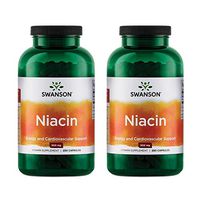 Swanson Niacin 500 Milligrams 250 Capsules (2 Pack)