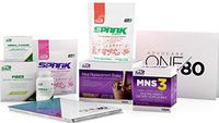Advocare 24 Day Jumpstart Challenge Kit- Weight Loss and Nutrition System w/Chocolate Shake, MNS 3, Unflavored Fiber Cleanse, Fruit Punch and Mango Strawberry Spark