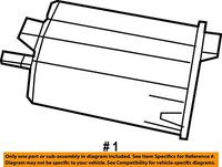Mopar Part 68368140AA Vapor Canister