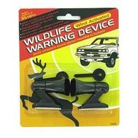 Deer Whistle Wildlife Warning Device Auto Safety Car Accessory Black 2 Pack