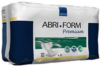 Abena Abri-Form Premium Incontinence Briefs, Small, S4, 66 Count (3 Packs of 22)