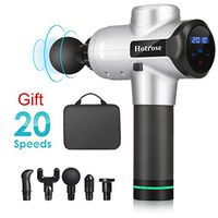 Percussion Massage Gun for Athletes - Handheld Deep Tissue Back Massager for Sore Muscle Pain Relief & Recovery - Portable Rechargeable 20 Speeds Electric Body Massager