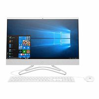 2019 HP 22 All-in-One Desktop, 21.5" FHD IPS WLED-Backlit Micro Edge Display Intel Quad-Core i3-8100T (Base at 3.1 Ghz, Beat i5-8250u), 8GB RAM, 1TB HDD and 256GB SSD, Windows 10, Silver