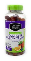 Berkley Jensen Adult Gummies Multi-Vitamins Berry, Peach, Orange Flavors, 250 ct.