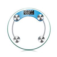 Weighing,Digital Body Weight Bathroom，Weighing Scale， Scale with Step-On Technology, Precision Digital Bathroom Scales, Easy-to-Read Backlight, Glass Top, 400 Pounds Scales/180kg (Color : White)
