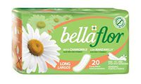 Bella Flor Daily Long Panty Liners, 20 Count (Pack of 12)	