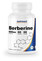 Nutricost Berberine HCl 600mg, 60 Capsules - Gluten Free, Veggie Caps, Non-GMO