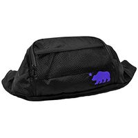 Cali Crusher 100% Smell Proof Fanny Pack w/Combo Lock (Black/Purple)
