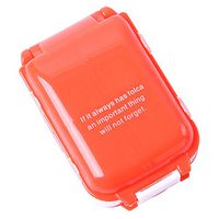 Polytree 8 Compartments Pill Box Case Travel Portable Vitamin Organizer Medicine Holder Container